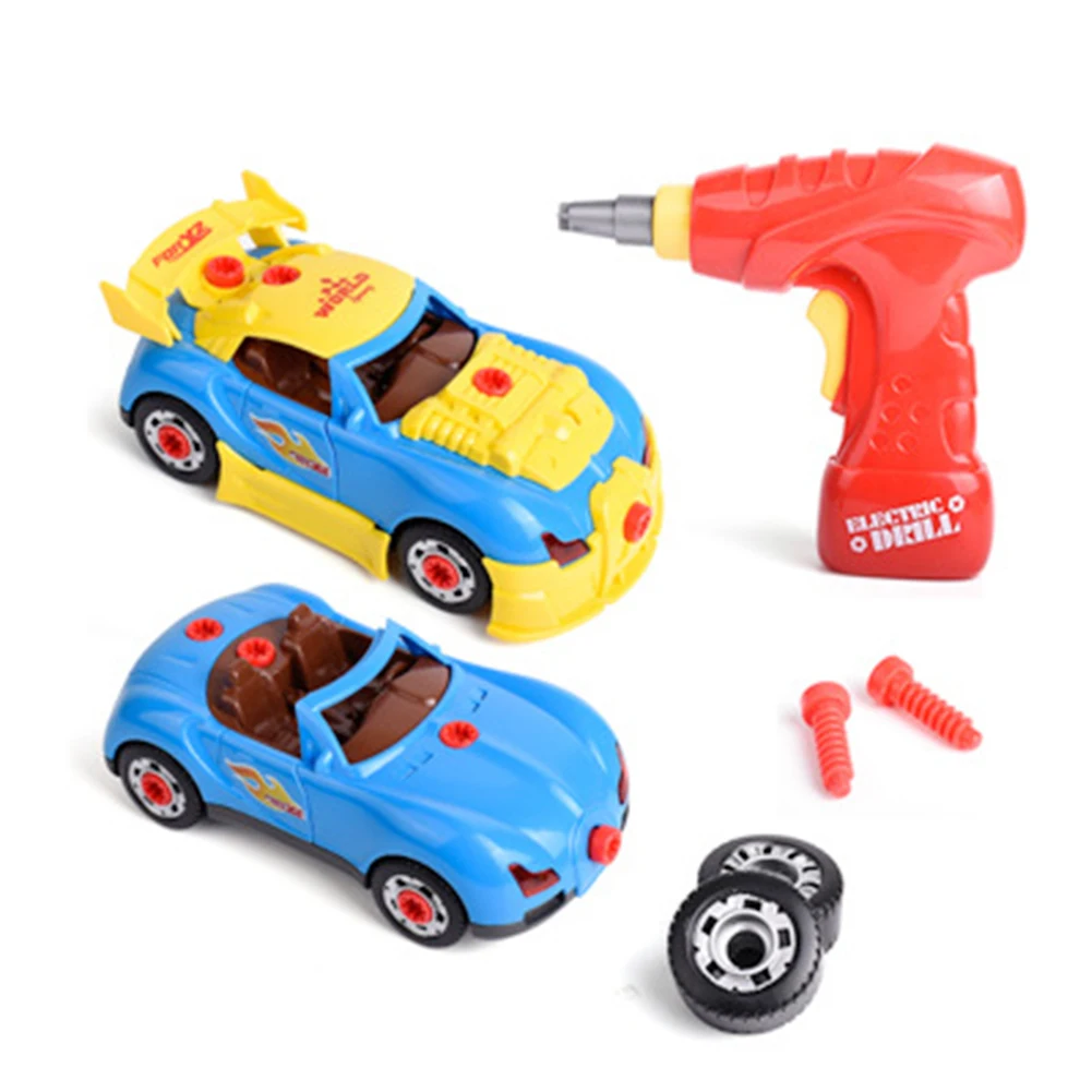 

Lighting Music With Tools Children Educational Take Apart DIY Assemble Gifts Construction Electric Anti Impact Toy Car
