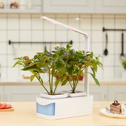 Lampe horticole de croissance LED, 8.5W, Kit hydroponique d'intérieur, lampe intelligente, multifonction, pour culture de plantes et de fleurs 