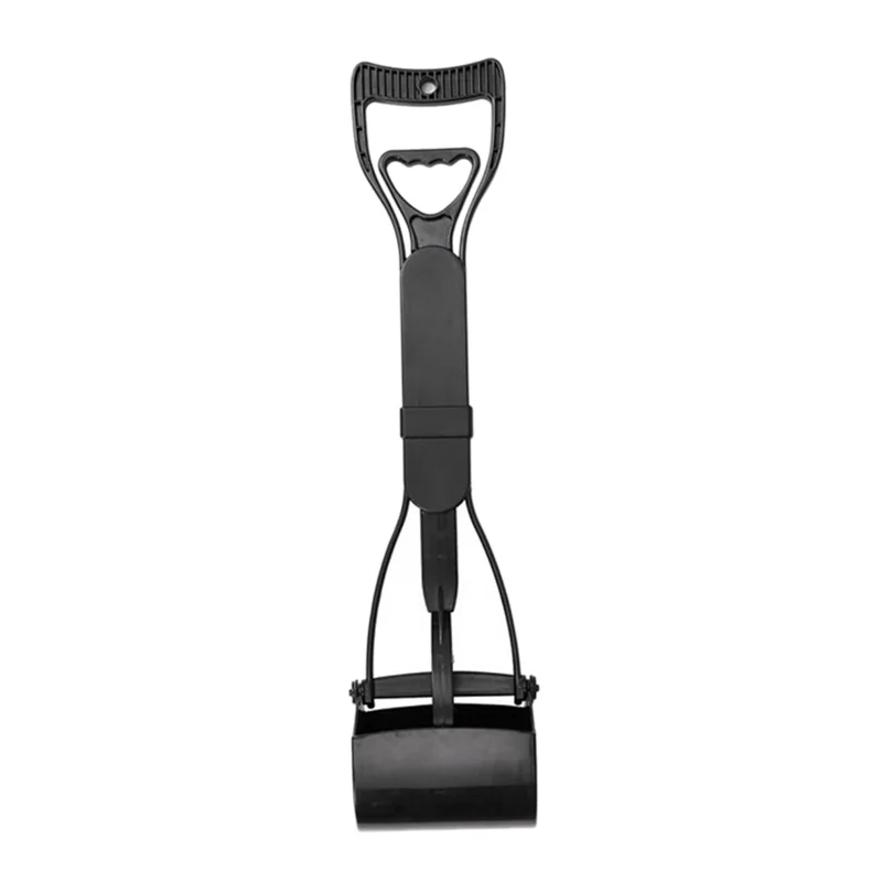 

23.6 inch Long Handle Pet Picker Outdoor Road Garbage Picker Cleaning Waste Clip Out Pet Picking Clip - Black