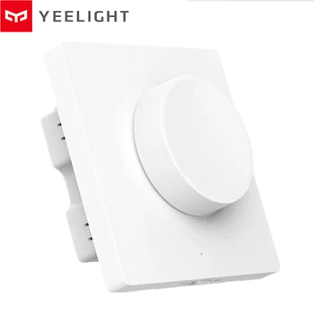 

Yeelight Original Smart Bluetooth Dimmer Switch 86 Type Mi Home APP Wall Rotary switch LED Ceiling Pendant Light Remote Control