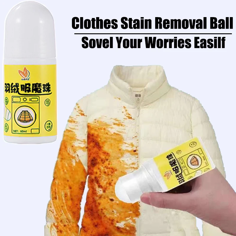 Portable Clothes Stain Remover Down Jacket Decontamination Magic Beads