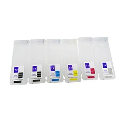 Recharge de cartouche d'encre pour HP, 280ML, HP72, avec puce de réinitialisation automatique, pour Designjet T620, T2300, T770, T790, T795, T1200, C9403A, C9370A C9374A 