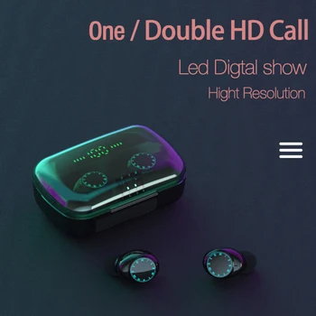 

TWS 5.0 2000mAh Battery Bluetooth Earphones Wireless Earbuds Waterproof In Ear Headset Stereo Sperate use HD Mic Handsfree Call