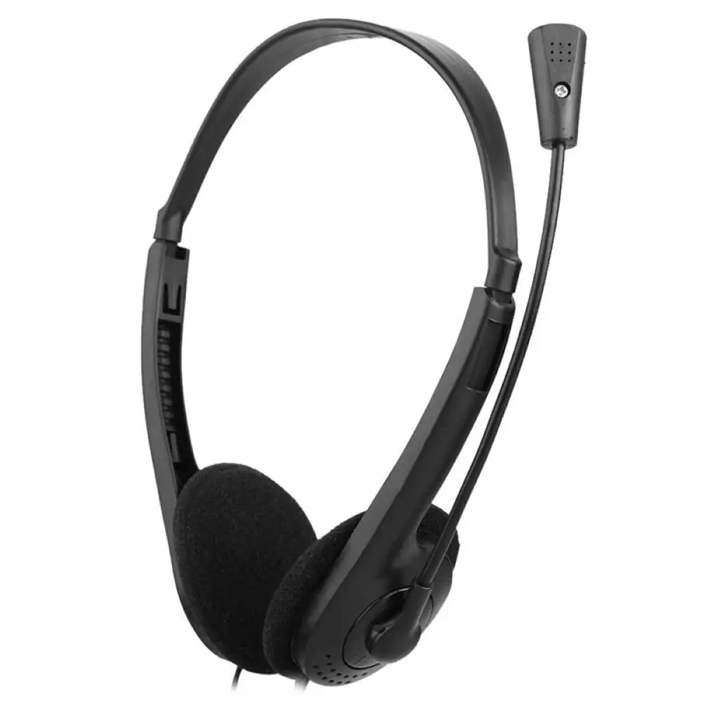 

3.5mm Wired Earphone Gaming Headset PC Gamer Stereo Headphone with Microphone for Compute