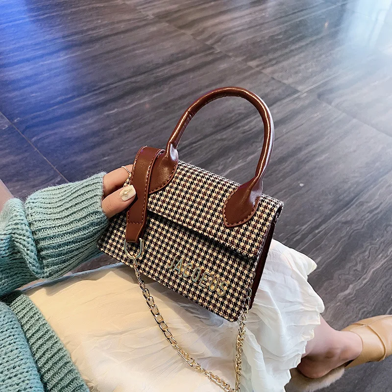 

Autumn & Winter Western Style Textured Hand Bag Women's 2020 New Style Fashion Korean-style Fashion Shoulder Bag Versatile Shoul