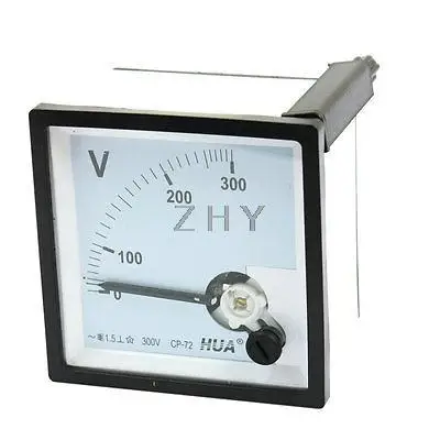 

Class 1.5 AC 0-300V Range Analog Voltage Voltmeter Panel Meter CP-72