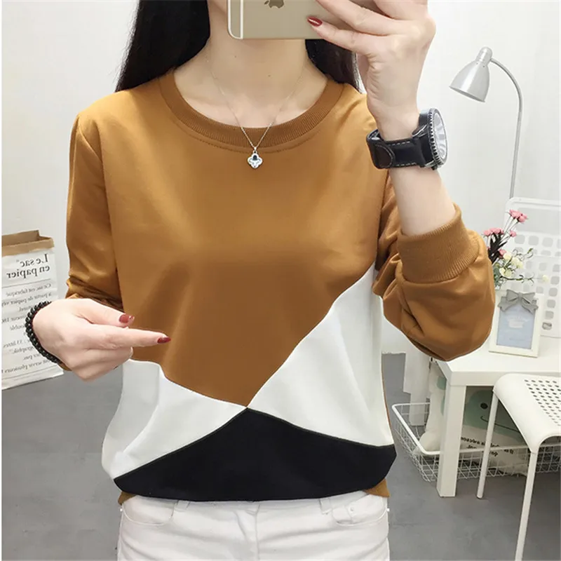 

New 2019 High Quality Sudaderas Mujer Long Sleeve Soft O-Neck Casual Loose Sportswear Fashion Tracksuit Hoodies Autumn Women