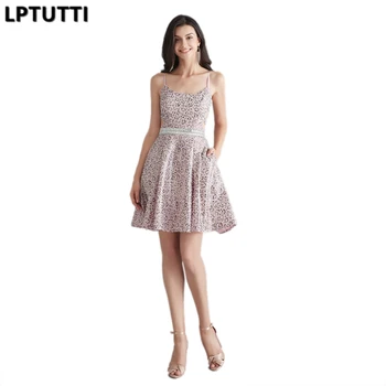 

LPTUTTI Crystal New Sexy Woman Social Festive Elegant Formal Prom Party Gowns Fancy Short Luxury Cocktail Dresses