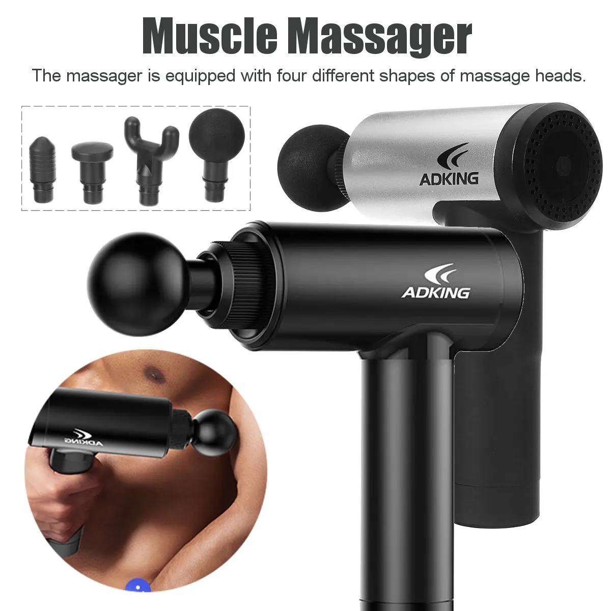 

Tissue Muscle Massage Guns Machine Handheld Vibrating Percussive Device Electric Muscle Massager Tools Pain Relief Relaxation