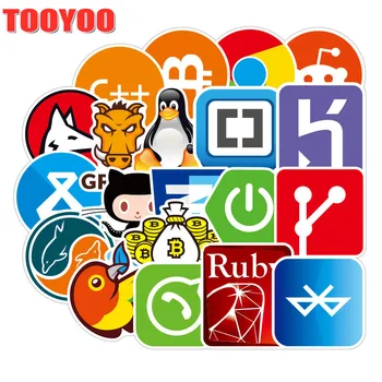 

10/50Pcs/Set Java Programmer Internet Programming Stickers Decal For Skateboard Snowboard Luggage Mobile Phone Laptop Toy