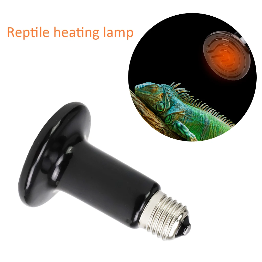 Pet Reptile Heating Lamp 50 75 100 150 200W Turtle Ceramic Infrared Lamp Reptile Bulb Temperature 3