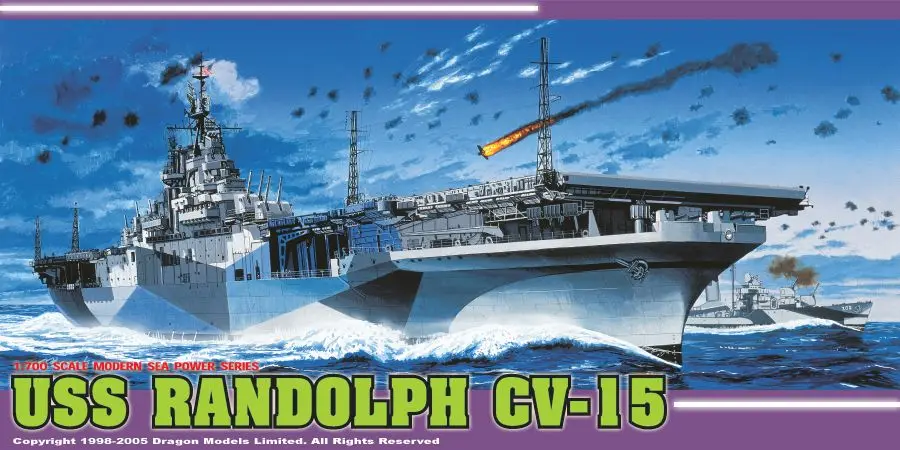 Дракон 7050 1/700 США Randolph CV-15 масштаб модельный комплект