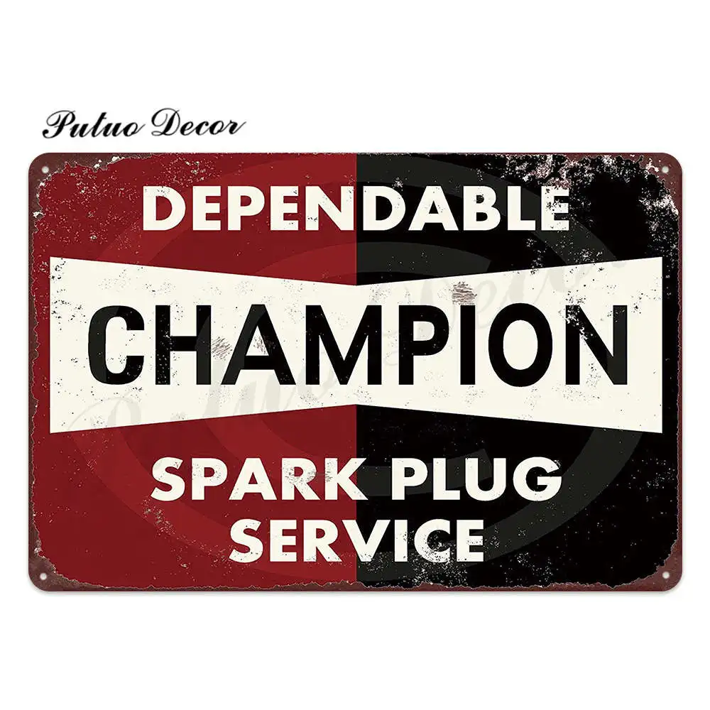TH0557 Metal Sign Plaque Metal Vintage Garage Tin Sign Metal Plate Retro Garage Decor Bar Pub Man Cave Decor - Цвет: TH0557