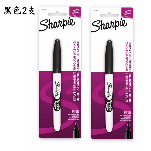 Sharpie RUB-A-DUB LAUNDRY FINE PERMANENT MARKER Label Clothes Hats & More,  2Pc