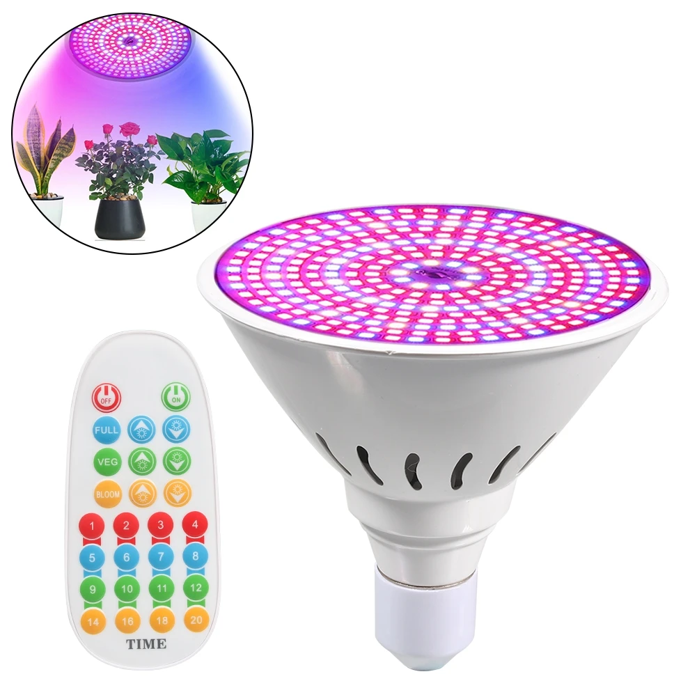 12W LED Full Spectrum Plant UV Grow Light Veg Lamp For Indoor Hydroponic US! 