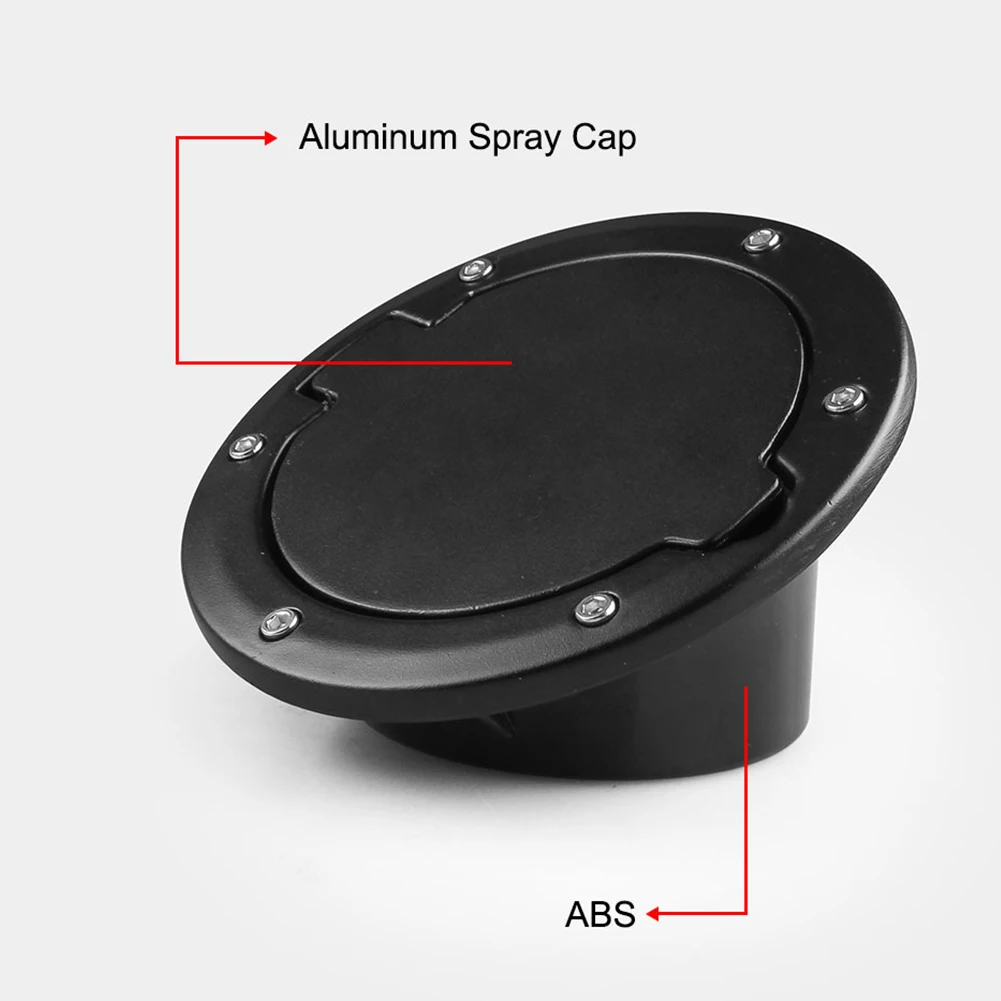 Авто Крышка бензобака ABS легкая установка крышка внешняя износостойкая практичная замена Защитная Для Jeep 07-18