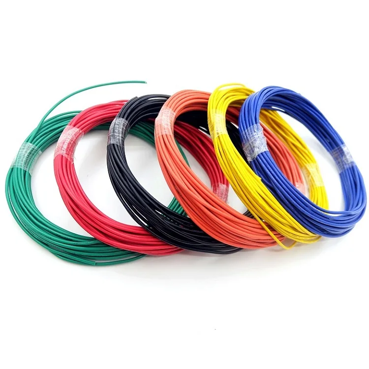 Premium UL1007 Flexible PVC Insulated Tin-Plated Copper Wire - Black & Red for DIY Electrical Projects