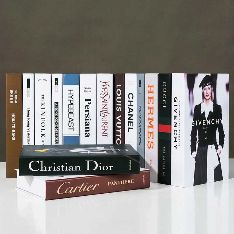 Набор поддельных книг модные украшения Декор для дома книги роскошные Клубные