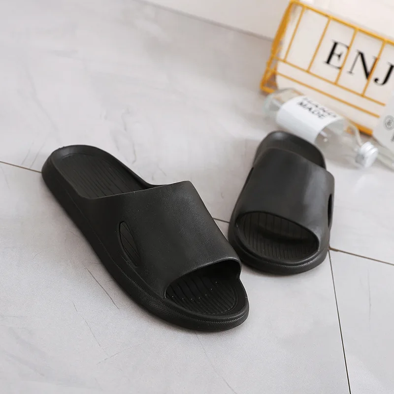 Fashion Home Slippers Slip On Flats Men Hotel Indoor Floor Flat Shoes Female Slides Summer Non-slip Family Bathroom Sandal indoor flip flop slippers Indoor Slippers