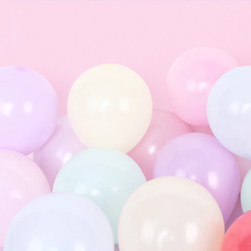 50 шт., 5 дюймов, уплотненные вечерние латексные шары в виде макаронов, свадебные, комнатные, Детские воздушные шары на день рождения, декоративные шары