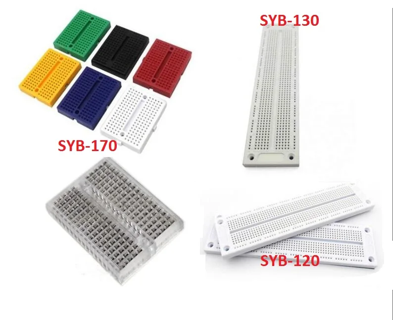 1 Pz Breadboard 830 Punto 400 Foro 760 Syb-170 Syb-120 Syb-130 Mb-102 Mb102 Test Pcb Senza Saldatura Esperimento Fai Da Te Pcb Circuit Board