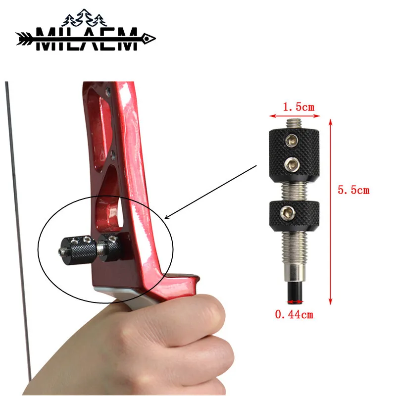 

1pc Archery Cushion Plunger Screw On Arrow Rest For Recurve Bow Hunting Shooting Accessories Outdoor Sports