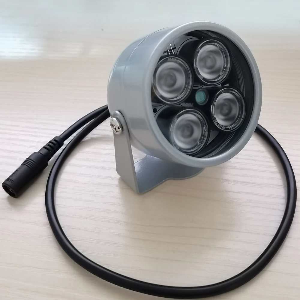 4 Array 940nm Invisible IR Led Illuminator Infrared Night Vision Waterproof CCTV Fill Light 60 90 Degree For Security Camera