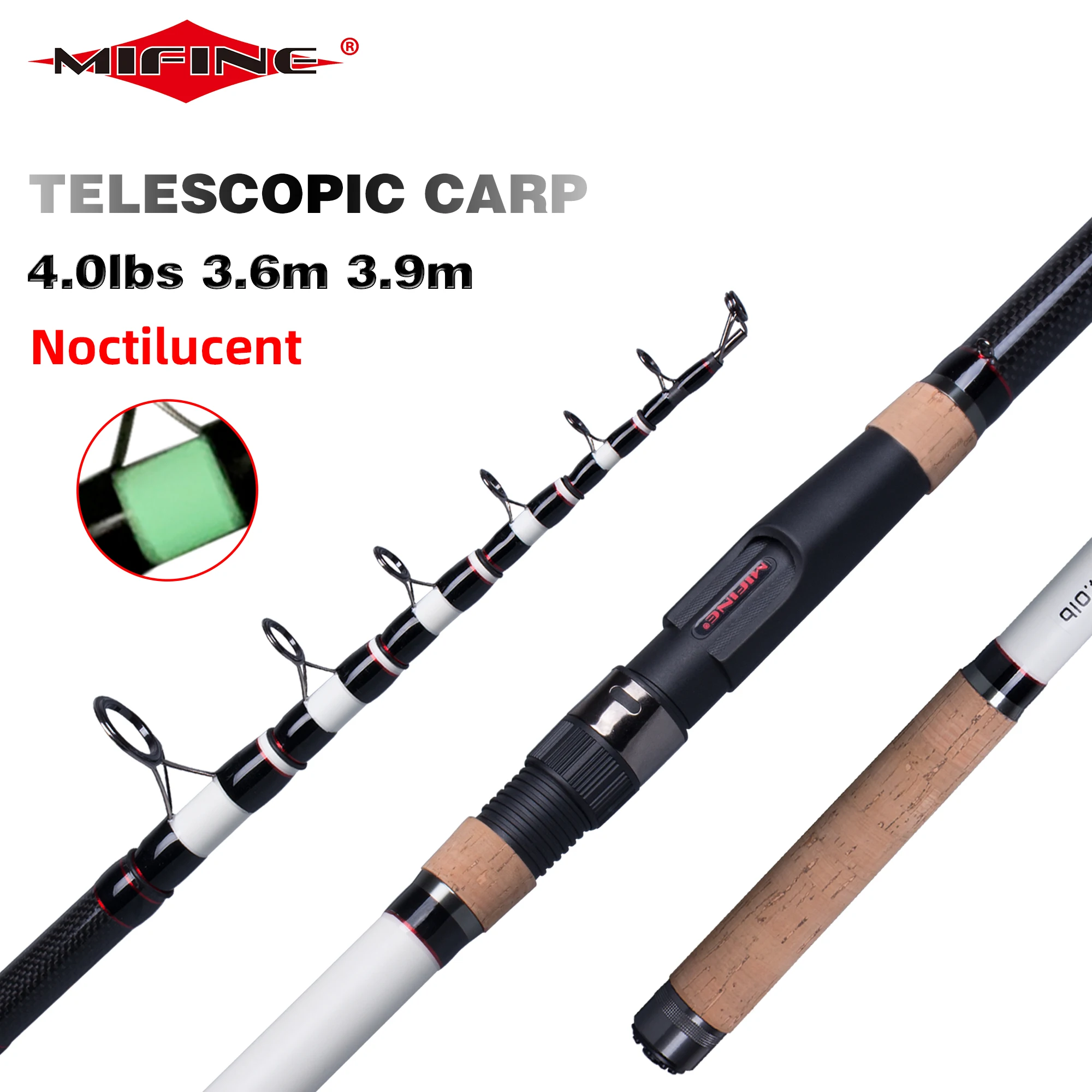 telescopic carp fishing rod