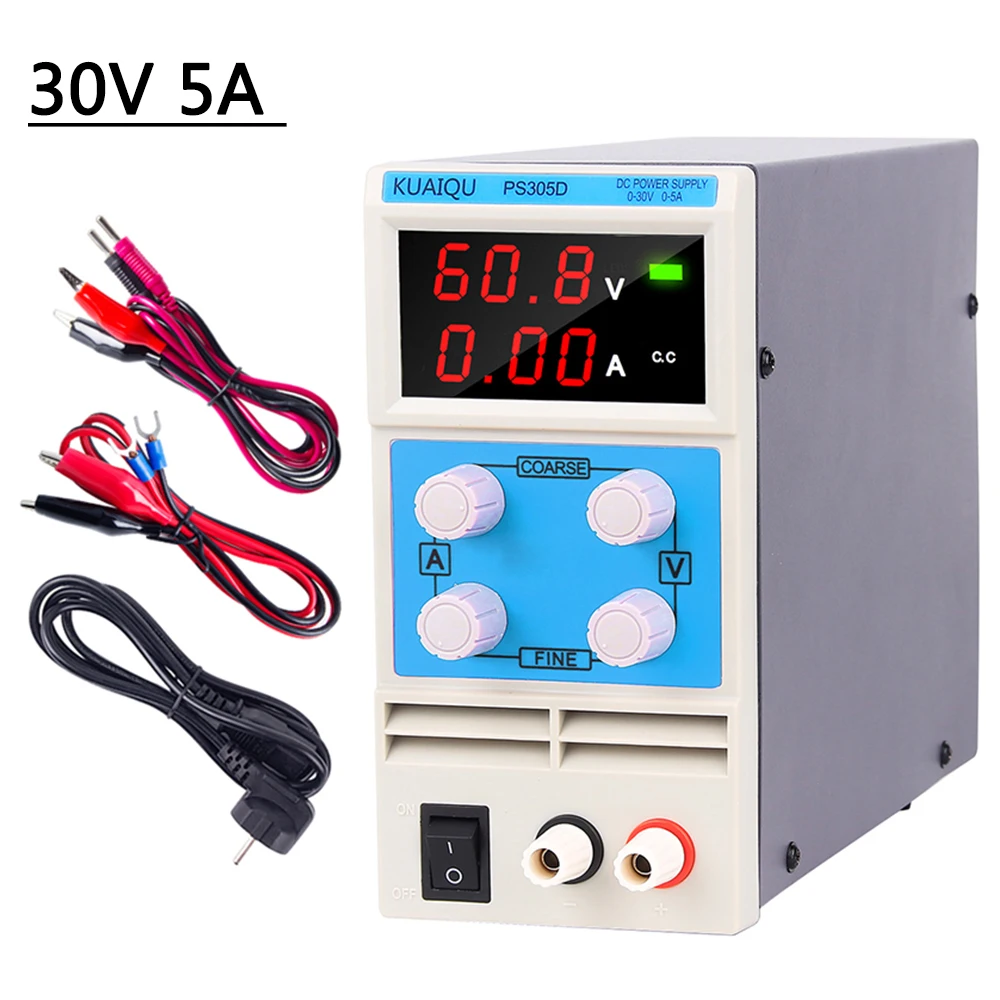 30v 5a 3 4 Digits Lab Switching Power Supply Digital Display Dc
