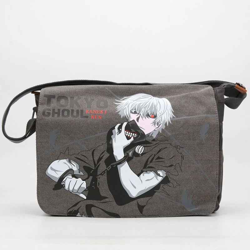 5 Одежда с надписью «Tokyo Ghoul портфель Сумки-холсты Холодное сердце искусство из мультфильма «Город героев»; модные сумки через плечо с мешком фигурка игрушки курьерские обувь для косплея по аниме «атака на Титанов» - Цвет: 5