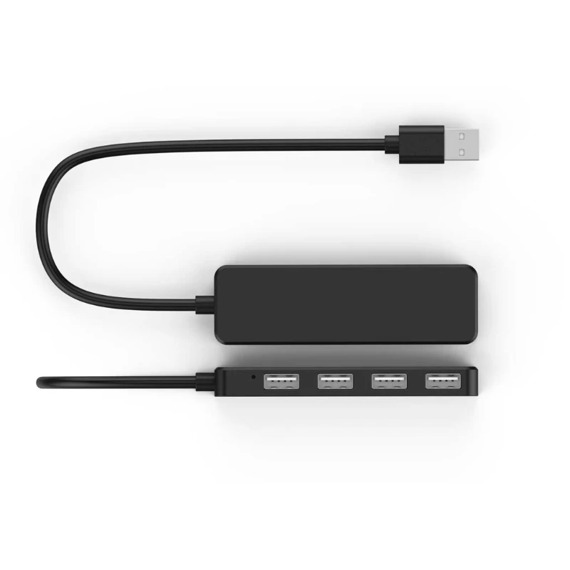 USB 2.0 4 Ports Hub Extension Splitter Adapter for Laptop PC Computer Charger