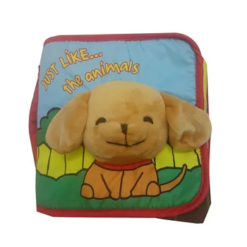 

Early Learning Baby Soft Cloth Book Animal Colors Shape Educational Toys Intelligence Development Toy For 0-12 Months