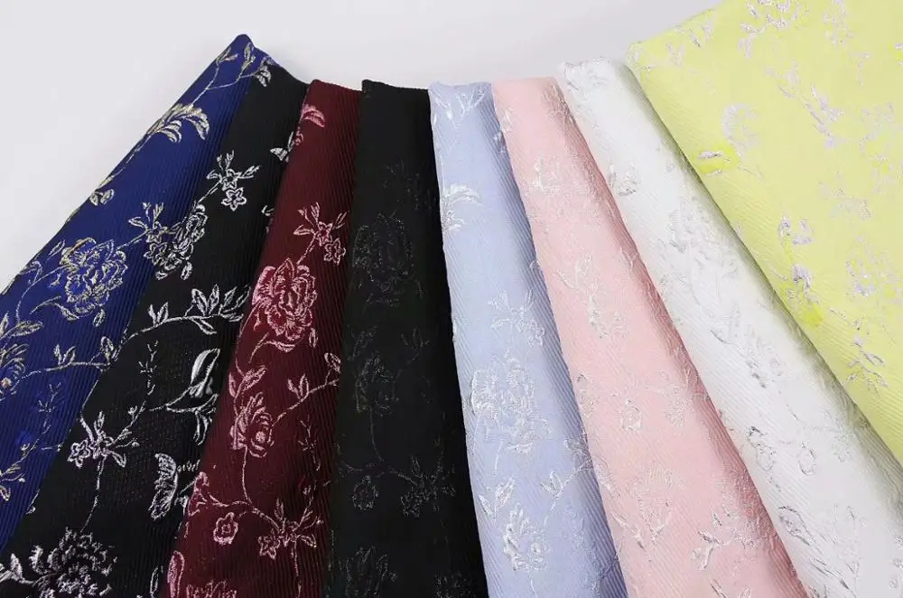 Жаккардовая парча ткань для свадебного платья, жаккардовая парча ткань ткани, вечернее платье юбка Швейные материалы Ткань D08