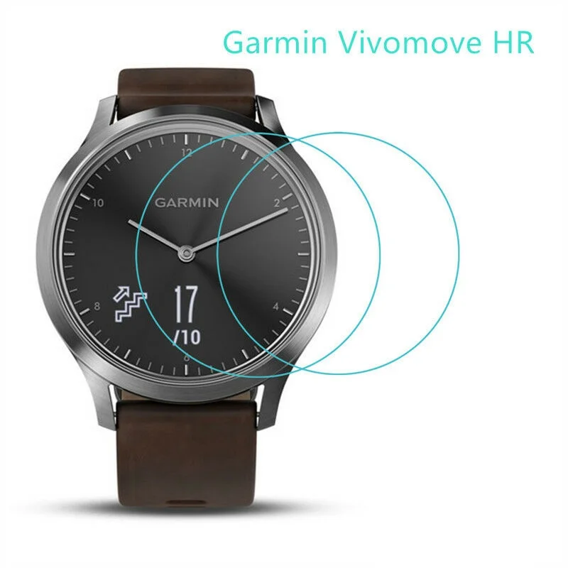 Pantalla de vidrio templado para Garmin vivovove HR, Vidrio a prueba de arañazos Ultra transparente para garmin, 0,3mm, 2.5D, 9H