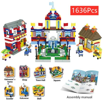 

Build City Building Blocks Creativity DIY Castle Action Figure Set Bricks Bulk Give Friend Kids Toys For Children Birthday Gift