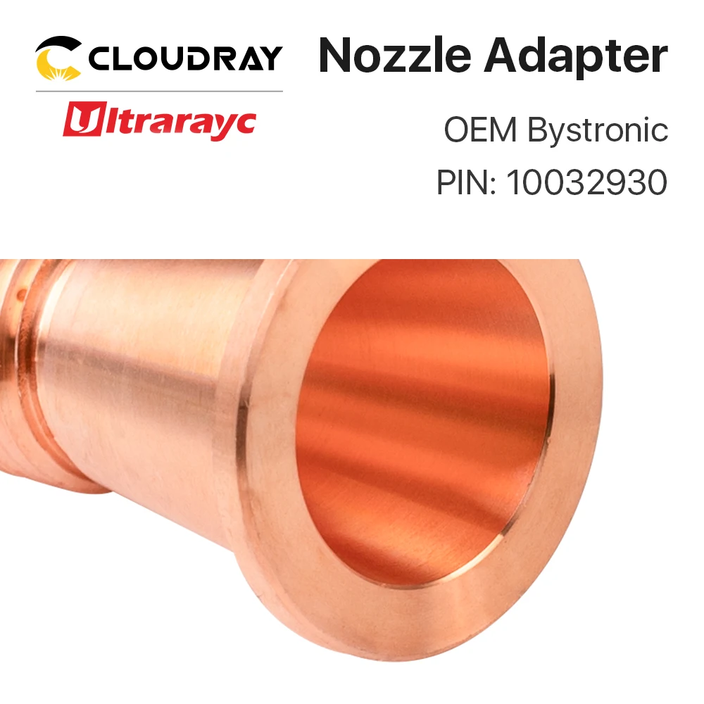 Ultrarayc Laser Nozzle Base for Fiber Cutting Head Bystronic D2 H30.5 PIN 2-08701