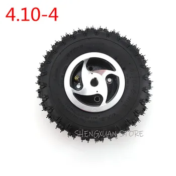 

High Quality 4.10-4 Trye Tire and Inner Tube Rim Wheel Alloy Rim Hub for 49cc ATV Quad Go Kart Gas Scooter Bike Motorcy