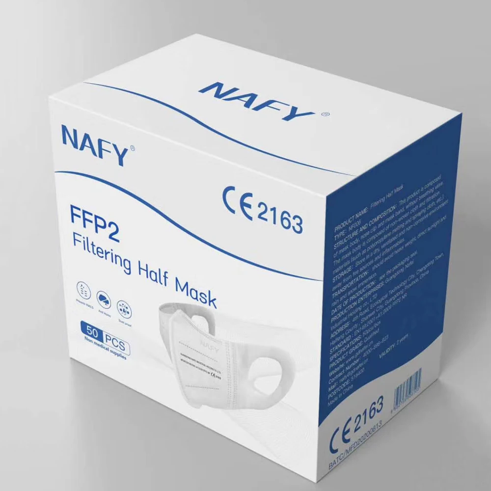 New NAFY CE2163 FFP2mask Filter Face FFP2 Masks Anti-Pollution Non-disposable Protective Masks Dust Filter Safety Mask face mask
