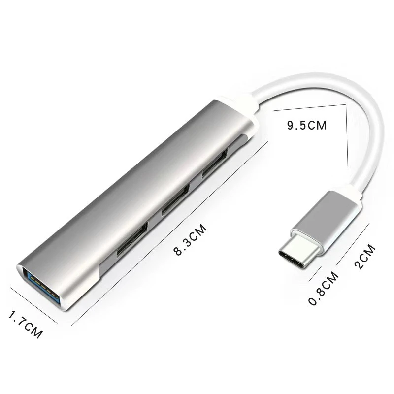 USB C концентратор USB 3,0 концентратор type C USB разветвитель USB-C 3,1 многопортовый док-адаптер для Macbook Pro Air iMac PC Компьютерные аксессуары
