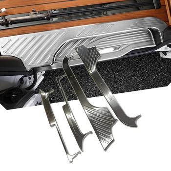 

ABS Chrome Inner Door Sill Scuff Plate Threshold Moulding Padal Trim Cover For Toyota Alphard 2016 2017 2018 2019