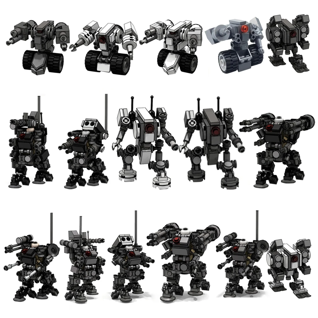

NFSTRIKE MOC Mini Tratical Trooper Scout Assembly Model Small Particle Building Blocks Educational Toy Set Christmas Gifts 2019