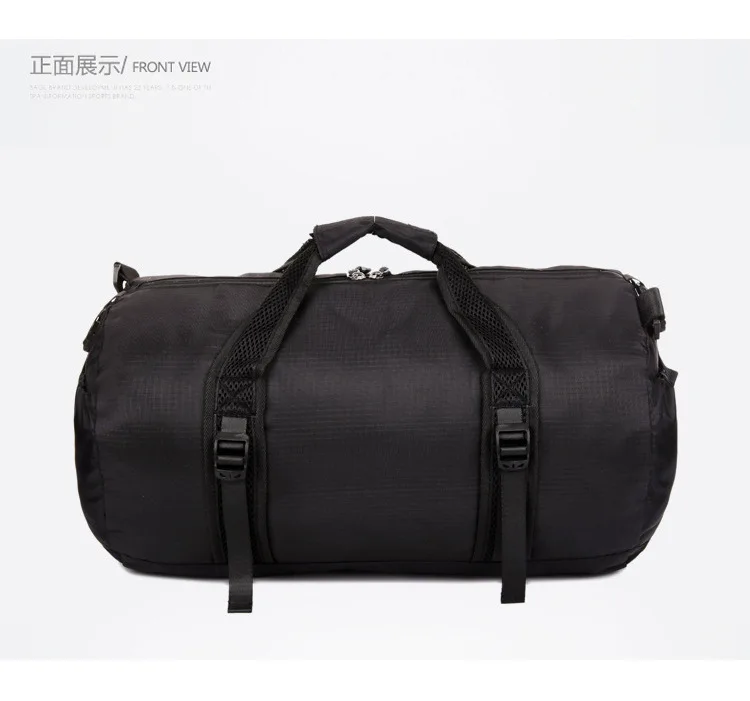 

Ai tu Aitu Handbag Luggage Shoulder Men And Women round Barrel Foldable Fitness Sports Bag