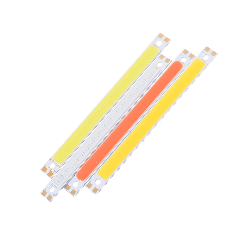 120x10mm 10W DC 12V 4 Colors LEDs Chip COB Lamp DIY Super Bright LED COB S p Light