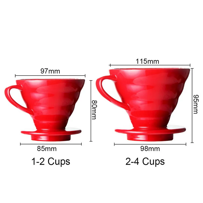 Керамическая капельница для кофе V60 стильный капельный фильтр чашка