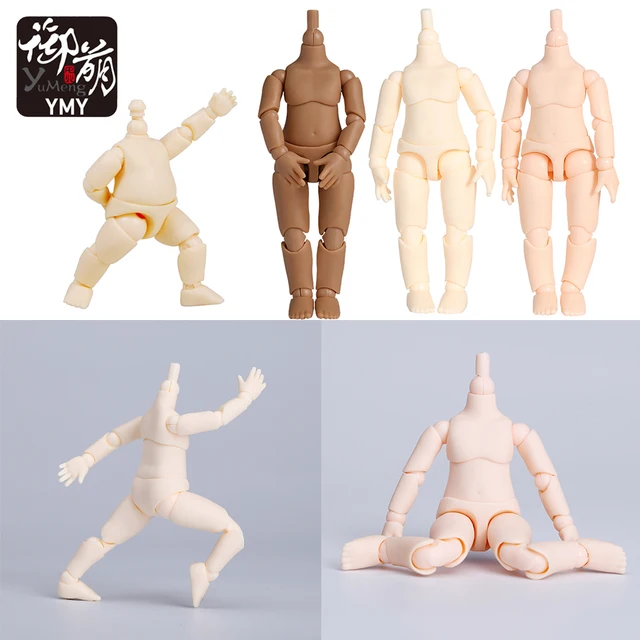 Original YmY Doll Body Obitsu 10Cm Doll Moveable Joints Suitable For Ob11 Bjd Doll Body Gsc Head Spherical Joint Doll Toys 1