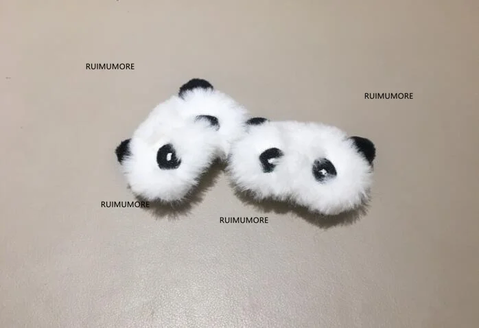 Маленькая мини плюшевая панда 3 см мягкая игрушка кукла; плюшевая игрушка для аксессуаров свадебный букет