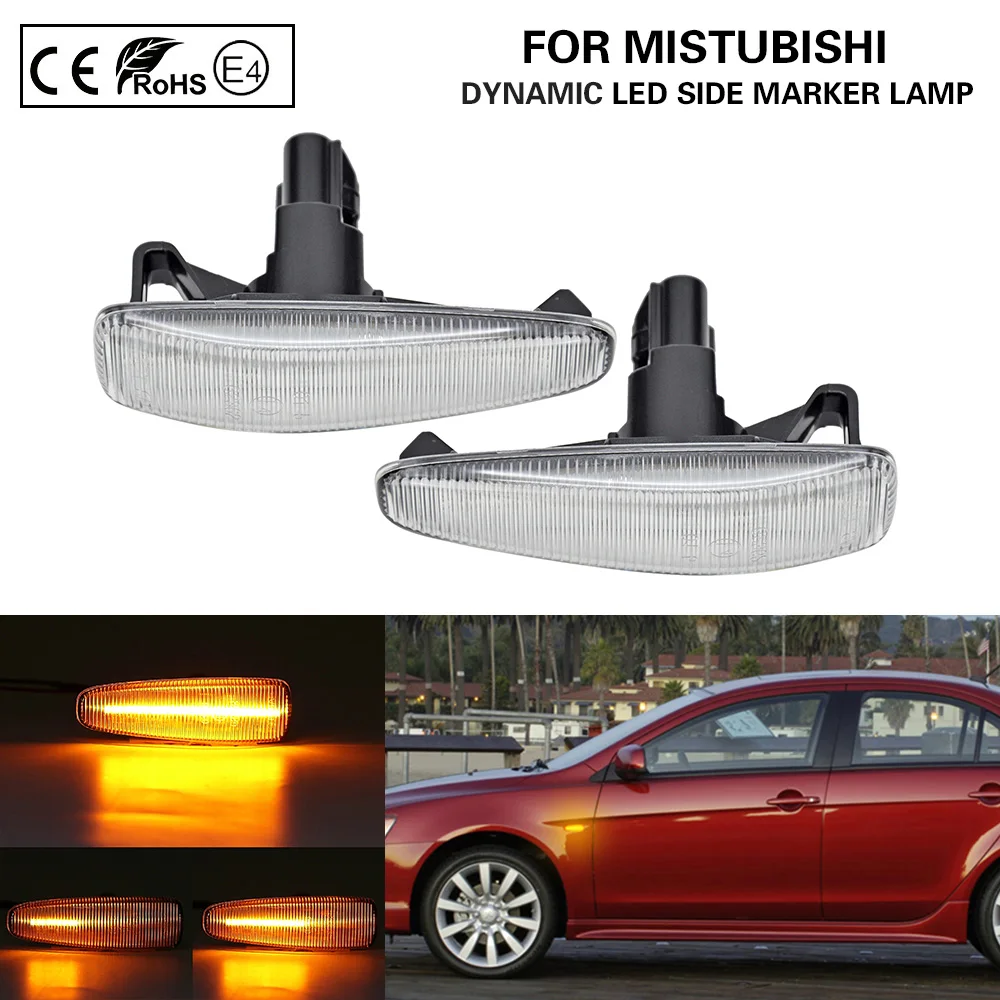 Световой сигнал поворота для Mitsubishi Lancer VIII 08 17 Sportback 19 Outlander 07 13 Mirage 2014|Сигнальная
