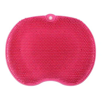 

Shower Foot Rest Bathroom Silicone Mat Shower Back Brush Woman Bath Massage Pad Non-slip Shower Footstool