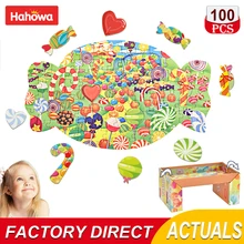 

Hahowa Fruit Apple Banana Irregular Shape Jigsaw Puzzle High Difficulty Educational Toy For Kids 100 Pieces Birthday Gifts