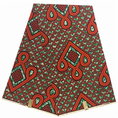 Африканская ткань Анкара Африканский Воск Печать Ткань для платьев Анкара ткань настоящая парафинированная ткань с Африканским принтом ткань - Цвет: TJ750803C9